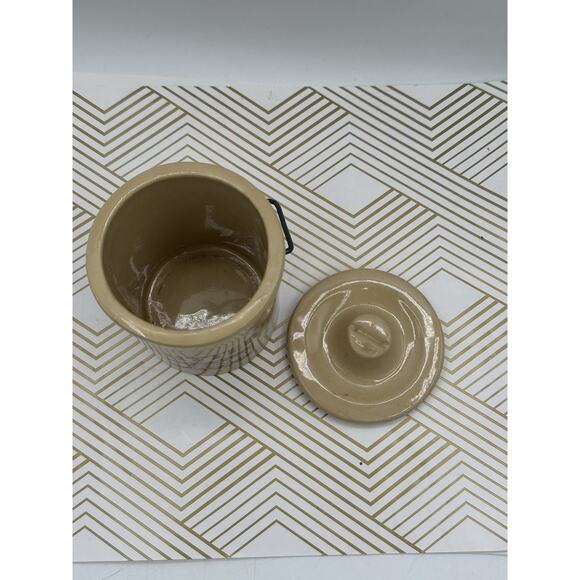Vintage Tan Butter Crock MV MPA Country Decor - Picture 6 of 6